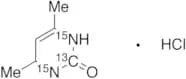 4,6-Dimethyl-2(1H)-pyrimidinone-13C,15N2 Hydrochloride