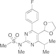 N-[5-(1,3-Dioxolan-2-yl)-4-(4-fluorophenyl)-6-(1-methylethyl)-2-pyrimidinyl]-N-methylmethanesulfon…