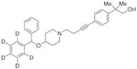 4-[4-(Diphenylmethoxy-d5)-1-piperidinyl]-1-[4-[(2-hydroxy-1,1-dimethyl)ethyl]phenyl]butyne