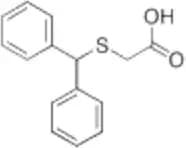 2-[(Diphenylmethyl)thio]acetic Acid