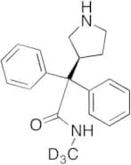 (S)-2,2-Diphenyl-2-pyrrolidin-3-yl)acetamide-d3