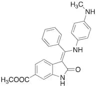 (3Z)​-2,​3-Dihydro-​3-​[[[4-​(methylamino)​phenyl]​amino]​phenylmethylene]​-​2-​oxo-​1H-​Indole-​6…