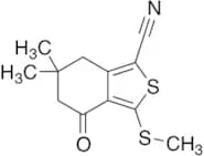 6,6-Dimethyl-3-(Methylthio)-4-Oxo-4,5,6,7-Tetrahydrobenzo[C]Thiophene-1-Carbonitrile
