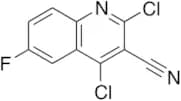 2,4-Dichloro-6-fluoroquinoline-3-carbonitrile