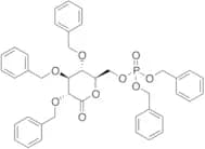 Dibenzyl (((2R,3R,4S,5R)-3,4,5-Tris(benzyloxy)-6-oxotetrahydro-2H-pyran-2-yl)methyl) Phosphate