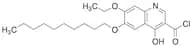 6-(Decyloxy)-7-ethoxy-4-hydroxyquinoline-3-carbonyl Chloride