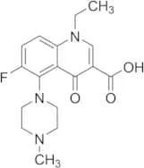 1-Ethyl-6-fluoro-5-(4-methylpiperidin-1-yl)-4-oxo-1,4-dihydroquinoline-3-carboxylic Acid