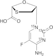 Emtricitabine Carboxylic Acid-13C,15N2