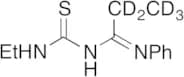 N-[(Ethylamino)thioxomethyl]-N'-phenylpropanimidamide-d5