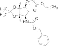 Ethyl 2-[[(3aR,4S,6R,6aS)-6-[(Benzyloxycarbonyl)amino]-2,2-dimethyltetrahydro-3aH-cyclopenta[d][1,…