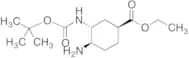 Ethyl (1S,3R,4S)-4-Amino-3-[(tert-butoxycarbonyl)amino]cyclohexanecarboxylate