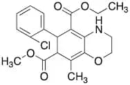 5-Ethyl 7-methyl 6-(2-chlorophenyl)-3,4,6,7-tetrahydro-8-methyl-2H-1,4-benzoxazine-5,7-dicarboxyla…