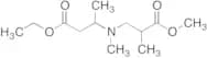 Ethyl 3-((3-Methoxy-2-methyl-3-oxopropyl)(methyl)amino)butanoate
