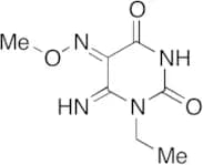 1-Ethyldihydro-6-imino-2,4,5(3H)-pyrimidinetrione 5-(O-Methyloxime)