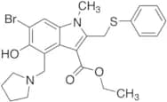Ethyl-6- bromo-4-[(pyrrolyl)-methyl]-5-hydroxy-1-methyl-2-[(phenylthio) methyl]-indole-3-carboxyla…