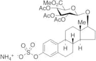 17β-Estradiol 3-Sulfate 17-(2,3,4-Tri-O-acetyl-β-D-glucuronide Methyl Ester) Ammonium Salt