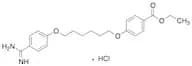 Ethyl 4[[6-(4-Carbamimidoylphenoxy)hexyl]oxy]benzoate Hydrochloride