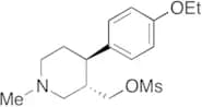 ((3S,4R)-4-(4-Ethoxyphenyl)-1-methylpiperidin-3-yl)methyl Methanesulfonate