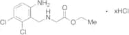 Ethyl-2-(6-amino-2,3-dichlorobenzylamino)acetate Hydrochloride