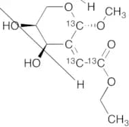 (Z)-Ethyl 2-((2S,4R,5S)-4,5-Dihydroxy-2-methoxydihydro-2H-pyran-3(4H)-ylidene)acetate-13C3