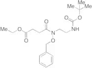 Ethyl 4-((Benzyloxy)(2-((tert-butoxycarbonyl)amino)ethyl)amino)-4-oxobutanoate