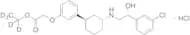 Ethyl 2-(3-((1R,3R)-3-(((R)-2-(3-Chlorophenyl)-2-hydroxyethyl)amino)cyclohexyl)phenoxy)acetate-d5 …