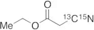 Ethyl 2-Cyanoacetate-13C 15N