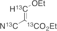 Ethyl Cyano(ethoxymethylene)acetate-13C3