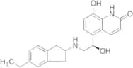 5-[(1R)-2-[(5-Ethyl-2,3-dihydro-1H-inden-2-yl)amino]-1-hydroxyethyl]-8-hydroxy-2(1H)-quinolinone