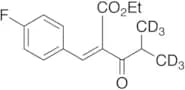 Ethyl 3-(4-Fluorophenyl)-2-(2-methylpropionyl)propenoate-d6