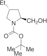 (2S,4R)-4-Ethyl-2-hydroxymethyl-1-pyrrolidinecarboxylic Acid tert-Butyl Ester