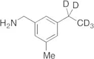 3-Ethyl-5-methyl-benzenemethanamine-d5