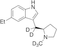5-Ethyl-3-[[(2R)-1-methyl-2-pyrrolidinyl]methyl]-1H-indole-d5