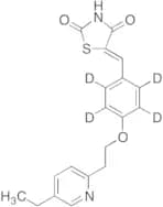 5-[[4-[2-(5-Ethyl-2-pyridinyl)ethoxy]phenyl]methylene]-2,4-thiazolidinedione-D4
