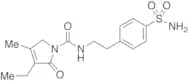4-[2-[(3-Ethyl-4-methyl-2-oxo-3-pyrrolin-1-yl)carboxamido]ethyl]benzenesulfonamide