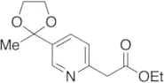 Ethyl 2-[5-(2-Methyl-1,3-dioxolan-2-yl)-2-pyridyl]acetate