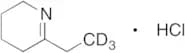 2-Ethyl-3,4,5,6-tetrahydropyridine Hydrochloride-d3