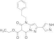 Ethyl 5.7-dioxo-4-phenethyl-2-(1 H-pyrazol-4-yl)-4,5,6,7-tetrahydropyrazolo[1,5-a]pyrimidine-6-car…