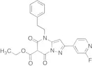 Ethyl 2-(2-Fluropyridin-4-yl)-5,7-dioxo-4-phenethyl-4,5,6,7-tetrahydropyrazolo[1,5-a]pyrimidine-6-…
