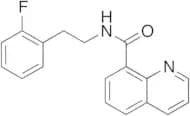 N-[2-(2-Fluorophenyl)ethyl]-8-quinolinecarboxamide