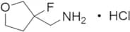 1-(3-Fluorooxolan-3-yl)methanamine Hydrochloride