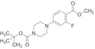 tert-​Butyl 4-​(3-​fluoro-​4-​(methoxycarbonyl)​phenyl)​piperazine-​1-​carboxylate