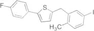 2-(4-Fluorophenyl)-5-[(5-iodo-2-methylphenyl)methyl]thiophene