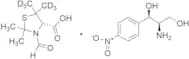 (S)-3-Formyl-2,2-dimethyl-5,5-bis(methyl-d3)thiazolidine-4-carboxylic Acid with (1R,2R)-2-Amino-1-…