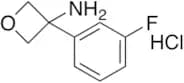 3-(3-Fluorophenyl)oxetan-3-amine Hydrochloride