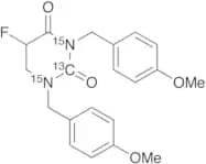 5-Fluorodihydro-1,3-bis[(4-methoxyphenyl)methyl]pyrimidine-2,4-dione-13C,15N2