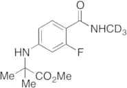 N-[3-Fluoro-4-[(methylamino)carbonyl]phenyl]-2-methylalanine Methyl Ester-d3