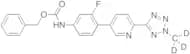 N-[3-Fluoro-4-[6-(2-methyl-2H-tetrazol-5-yl)-3-pyridinyl]phenyl]carbamic Acid Phenylmethyl Ester-d3