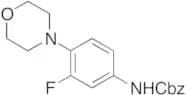 [3-Fluoro-4-(4-morpholinyl)phenyl]carbamic Acid Phenylmethyl Ester