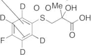 3-[(4-Fluorophenyl)sulfonyl]-2-hydroxy-2-methylpropanoic Acid-d4